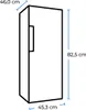 Exquisit Gefrierschrank GS111-330E weiss | 63 l Nutzinhalt Produktbild-Vorschau 6