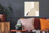 MuchoWow® Poster Design - Braun - Pastell - Abstrakt 50x50 Produktbild-Vorschau 2
