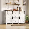 Sweiko Sideboard mit Stauraum, 137 cm breiter Seitenschrank Produktbild-Vorschau 1