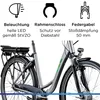 Zündapp Z502 E Bike Damen 28 Zoll grau/grün 50 cm Produktbild-Vorschau 5