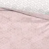 Bettwäsche 200x200 Renforce Baumwolle Bettbezug Rosa Weiß Produktbild-Vorschau 5