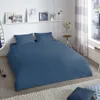 Good Morning Bettwäsche-Set Uni 200×200/220 cm Denim Produktbild-Vorschau 2