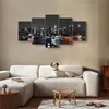 Italienischer Leinwand Leinwandbild - Grey sky 225x112.5 cm Produktbild-Vorschau 4