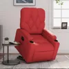 vidaXL Relaxsessel mit Aufstehhilfe Elektrisch Rot Produktbild-Vorschau 2