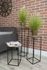 HowHomely Modern Pflanzenständer, Blumenhocker aus Metall Produktbild-Vorschau 8