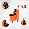 HOMCOM Reinigungswagen Fahreimer Putzeimer Wischwagen mit Produktbild-Vorschau 6