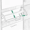 JUMI Scarpiera 2 scomparti spaziosa cassettiera per Anteprima dell’immagine prodotto 3