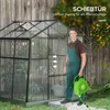 Outsunny Gewächshaus Aluminium Treibhaus 3,68m² Tomatenhaus Produktbild-Vorschau 6