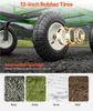 SucceBuy-Gartenkarre aus Stahl, 1200 Pfund Tragkraft, Produktbild-Vorschau 5