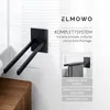ELMOWO - Edelstahl Handtuchhalter ohne Bohren zweiarmig für Produktbild-Vorschau 4