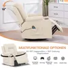 COMHOMA Fauteuil de relaxation Fauteuil TV en tissu avec Voir les images du produit 5