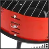 Grill ogrodowy okrągły na węgiel drzewny 35 cm przenośny Podgląd zdjęcia produktu 3