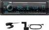 A car stereo head unit and accessories are displayed against a black background. Anteprima dell’immagine prodotto