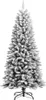 vidaXL Künstlicher Weihnachtsbaum Beschneit 150 cm PVC&PE Produktbild-Vorschau 1