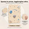 MAMOI® Parete da arrampicata in legno per uso interno con 4 Anteprima dell’immagine prodotto 6