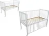 Two white cribs are shown against a white background. Produktbild-Vorschau