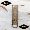 Schubladengriff,Serie"Halle",6er Pack|Eisen in Messing Produktbild-Vorschau 1