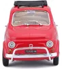 BBurago Fiat 500 L 1968 modello rosso scala 1:24 Anteprima dell’immagine prodotto 9