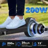 Elektroscooter Schwarz Für Kinder Alter 10-16 mit LED,  Produktbild-Vorschau 7