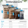SilverRack Vakuumbeutel Set Reise [10 Stück] in 3 Größen Produktbild-Vorschau 7