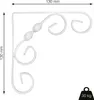 Konzole Twist 130x130mm, 30 kg, bílá Náhled obrázku produktu 2
