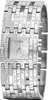 A close-up, studio shot of a silver Guess watch with diamond accents. Produktbild-Vorschau