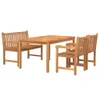 "2024"cloris 4-tlg. Garten-Essgruppe Massivholz Teak - Produktbild-Vorschau 4