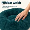 IvoQ Hundebett Donut - Katzenbett - Weiches Plüsch - Produktbild-Vorschau 2