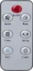 A remote control for an air conditioner or similar appliance. Produktbild-Vorschau