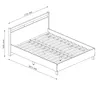 AX LIVING Lit 160 x 200 Iseonia 160 - 171 cm de large, Voir les images du produit 2