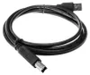 ACT USB 2.0 connection cable Black, 1.0m, 1 m, USB A, USB Produktbild-Vorschau 3