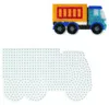 Hama® Bügelperlen Midi - Stiftplatte Brummi weiß Produktbild-Vorschau 4