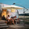 Wolketon 3m-3.5m parasol z diodami LED parasol słoneczny Podgląd zdjęcia produktu 6