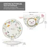 Dancing Butterflies Tasse mit Untertasse Porzellan floral Produktbild-Vorschau 6