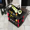 Wózek warsztatowy HOMCOM z 3 półkami i uchwytem do garażu Podgląd zdjęcia produktu 9