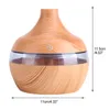 USB LED Touch Wood Grain Umidificatore Purificatore d'aria Anteprima dell’immagine prodotto 4