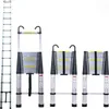 Teleskopický rebrík s hákom - 5 m - Multifunkčný skladací Náhľad obrázku produktu 1