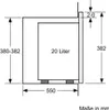Bosch Serie 6 BFL524MB0, Integriert, Solo-Mikrowelle, 20 l, Produktbild-Vorschau 23