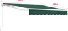 A green retractable awning is shown extended from a white frame against a white background. Anteprima dell’immagine prodotto