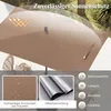 COSTWAY Parasol balkonowy 210 x 140 cm, prostokątny parasol Podgląd zdjęcia produktu 4
