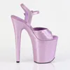 FLAMINGO-809GP Damen Sandale von Pleaser, Flieder Lack , EU Produktbild-Vorschau 5