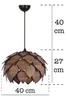 Opviq, UAV010, lustre, corps en MDF, couleur marron, 67 x Voir les images du produit 3