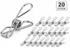 set di 20 mollette per abiti in acciaio inox [5,3 cm x 1 Anteprima dell’immagine prodotto 5
