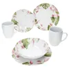Ossia 6tlg Exotic Tearose Frühstücksset Steingut Teller Produktbild-Vorschau 2