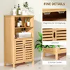 kleankin Badezimmerschrank, Unterschrank mit Lamellentüren, Produktbild-Vorschau 6