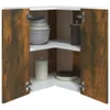 Pensile angolare in rovere fumé 57x57x60 cm Materiale a Anteprima dell’immagine prodotto 4