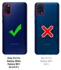 Two phone backs are shown, one with a green checkmark indicating compatibility and the other with a red X indicating incompatibility. Produktbild-Vorschau