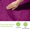 heimtexland ® Kuscheldecke SUPER SOFT Wohndecke Uni Flanell Produktbild-Vorschau 2