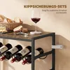 HOMCOM Stojak na wino na 30 butelek Stojak na butelki Podgląd zdjęcia produktu 7