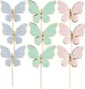 Cake topper a farfalla, 9 x 6,5 cm Anteprima dell’immagine prodotto 1
